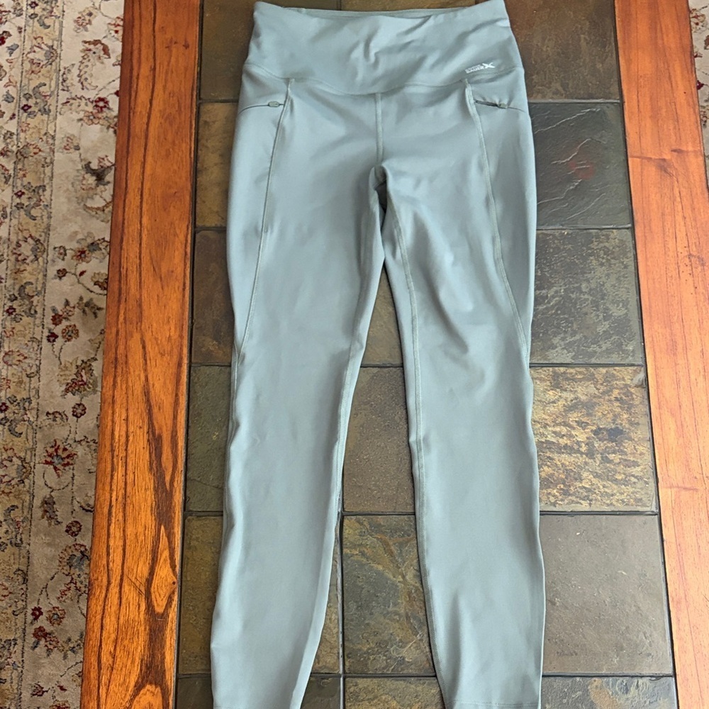 Women's Sage Green Thick Leggings